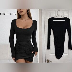 SHEIN Bodycon Black Dress